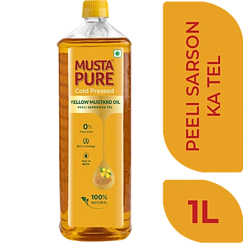 Musta Pure Cold Pressed Yellow Mustard Oil
